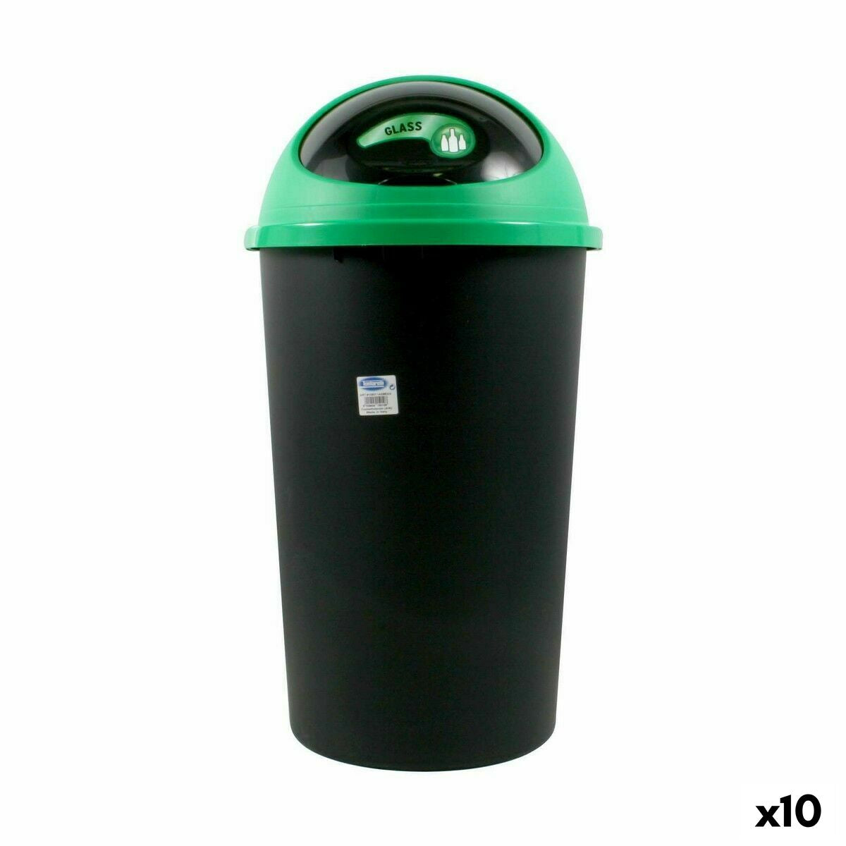 4899888686712 - Abfalleimer Big hoop Schwarz grün 50 L 39 x 39 x 72 cm (10 Stück) 4899888686712 - Abfalleimer Big hoop Schwarz grün 50 L 39 x 39 x 72 cm (10 Stück)