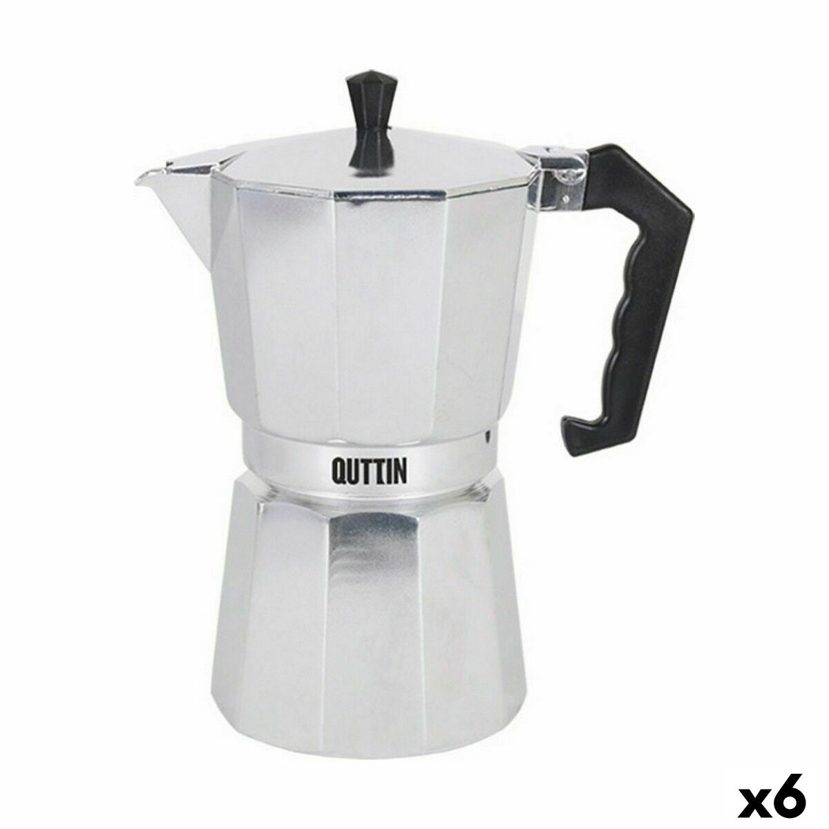 4899888708261 - Italienische Kaffeemaschine 6 Tassen Aluminium (6 Stück)