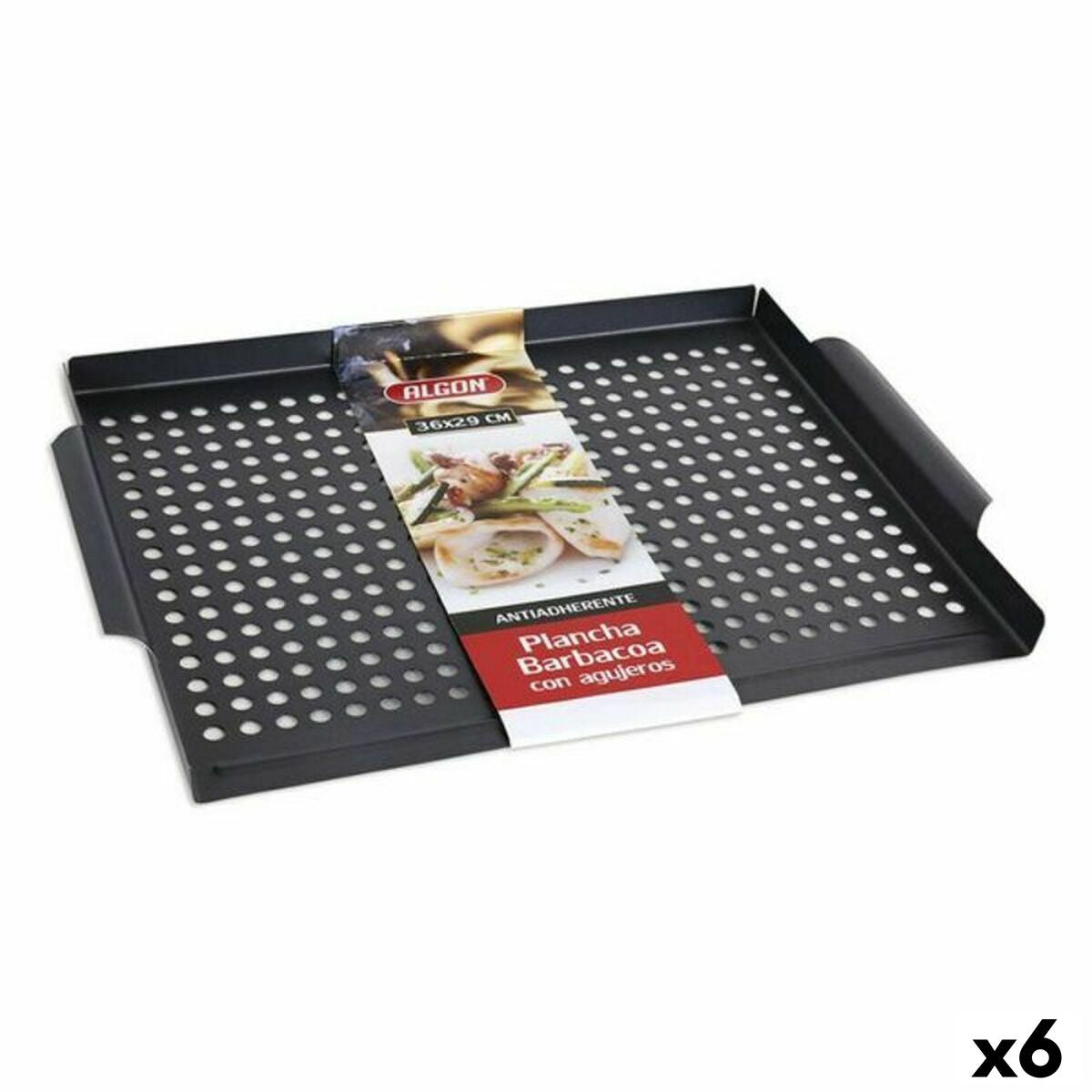 4899888712244 - Grillplatte mit Löchern für den Grill (36 x 29 cm)