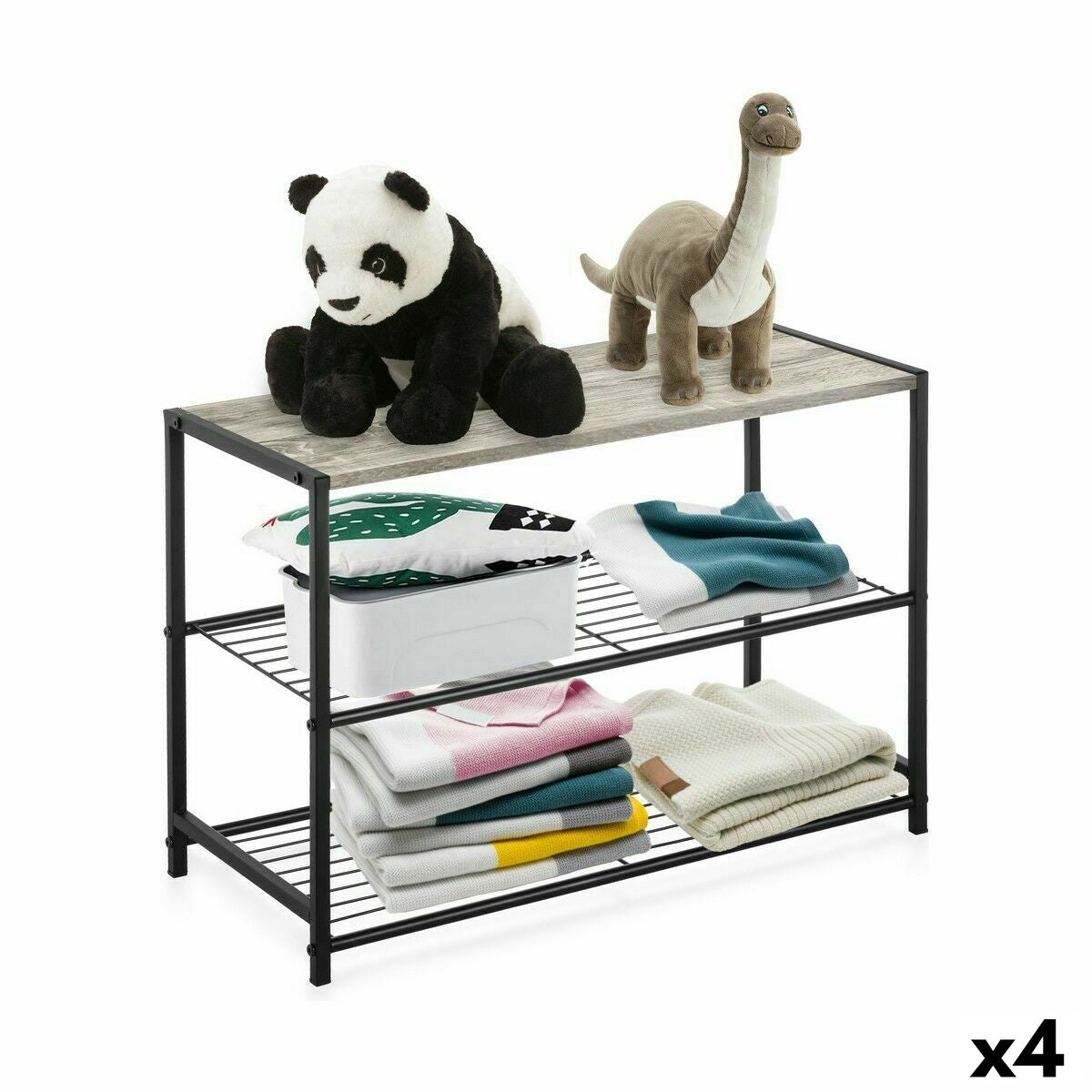 4899888716631 - Regal Metall 60 x 30 x 43 cm (4 Stück) 4899888716631 - Regal Metall 60 x 30 x 43 cm (4 Stück)