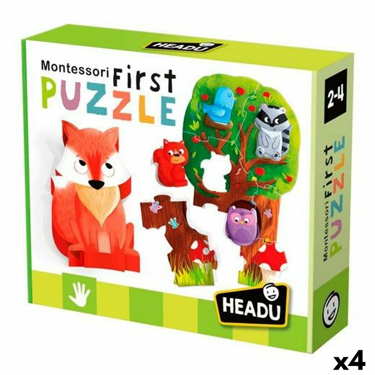 4899888720065 - Puzzle Montessori Forest (4 Units)