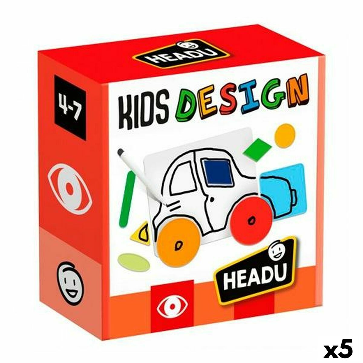 4899888720072 - Educational Game Kids Design (5 Units)