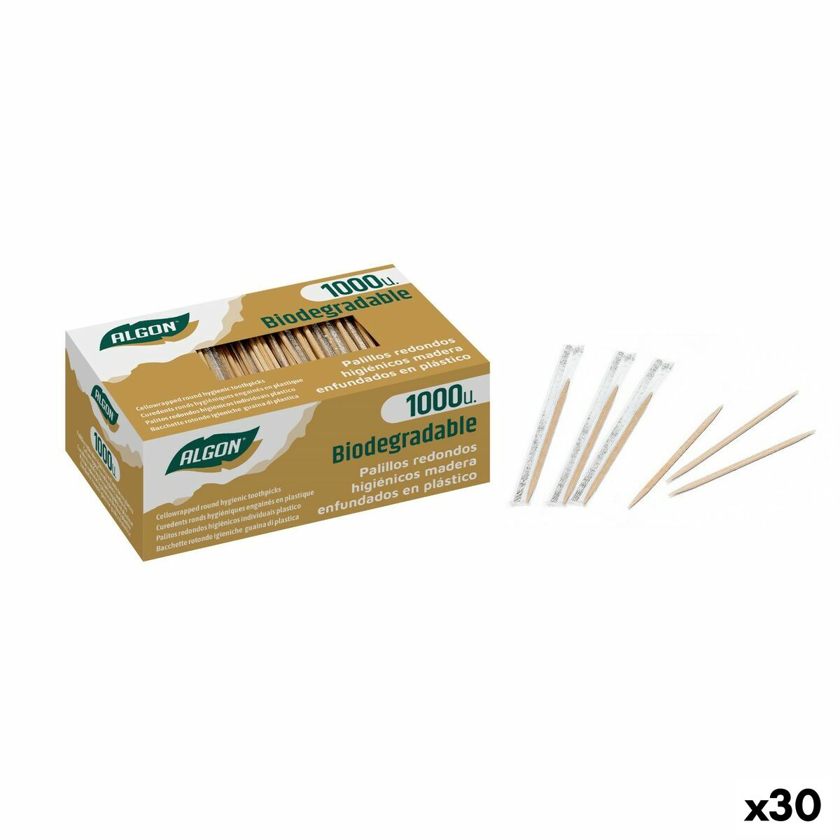 4899888720577 - Zahnstocher Set 1000 Stück (30 Stück)