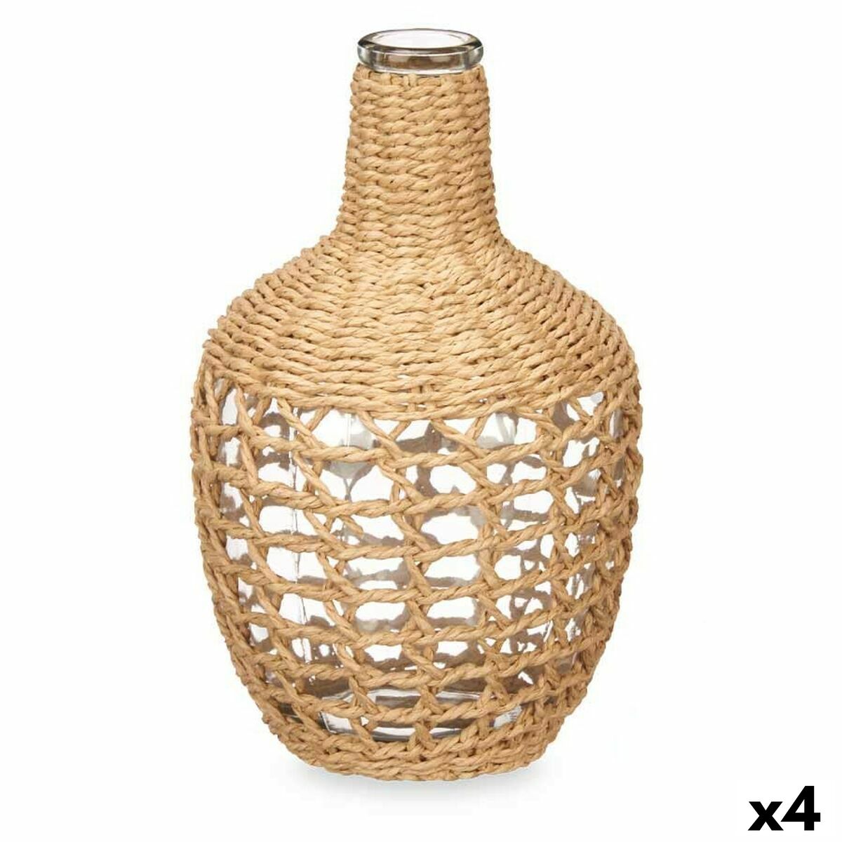 4899888723202 - Dekorative Karaffe Braun Kristall 17 x 31 x 17 cm (4 Stück) 4899888723202 - Dekorative Karaffe Braun Kristall 17 x 31 x 17 cm (4 Stück)