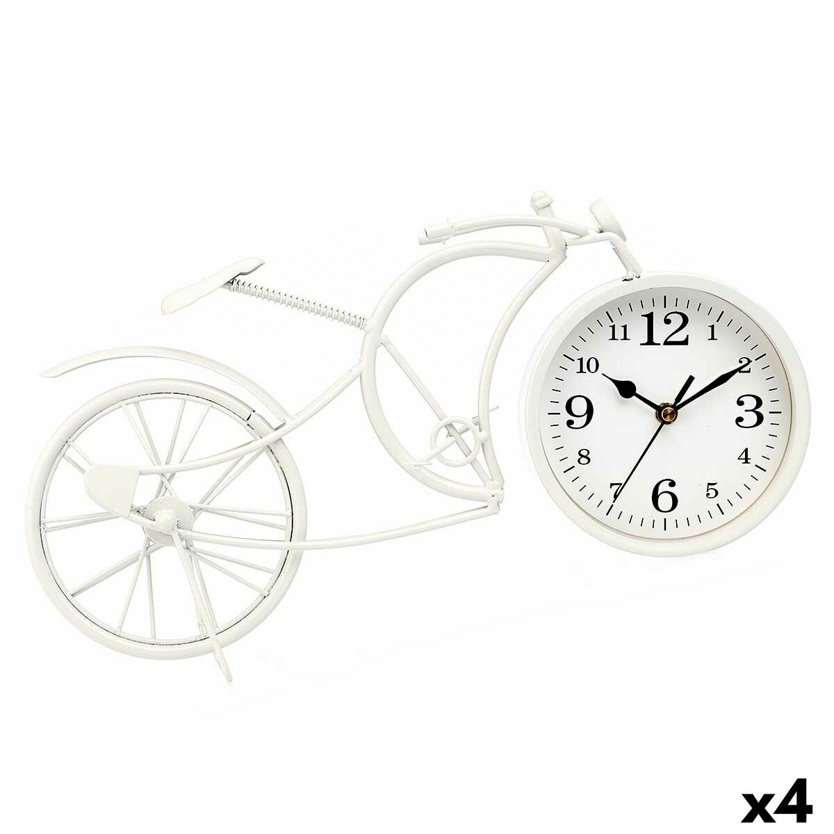 4899888723653 - Bordur Fahrrad Weiß Metall 40 x 195 x 7 cm (4 Stück)