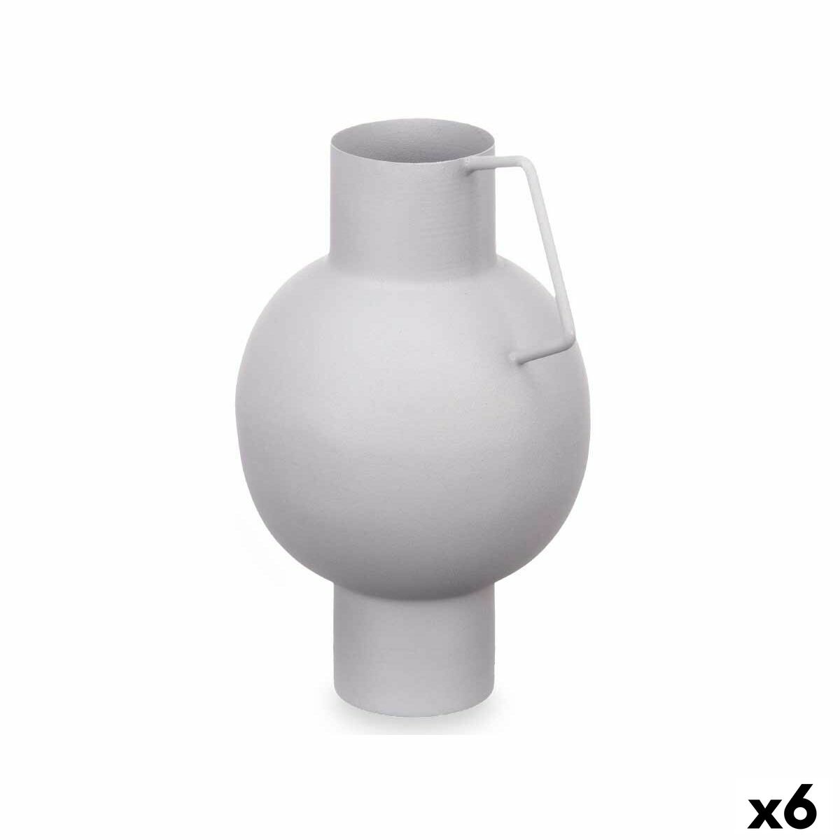 4899888723745 - Vase Bereich Grau Stahl 15 x 23 x 13 cm (6 Stück) 4899888723745 - Vase Bereich Grau Stahl 15 x 23 x 13 cm (6 Stück)