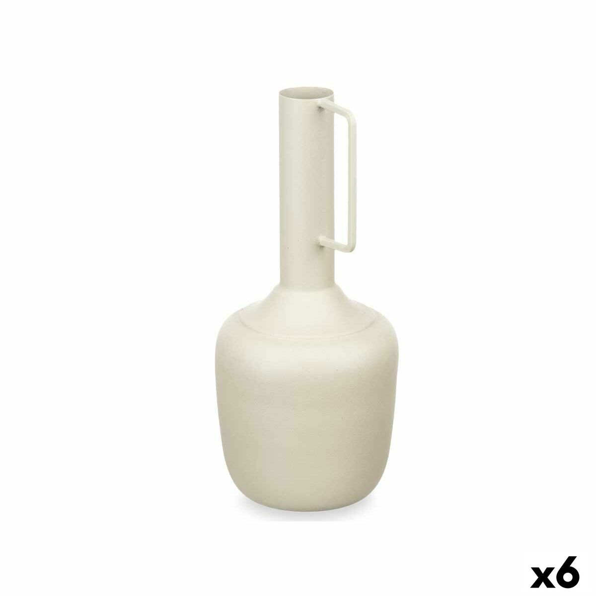 4899888723837 - Vase Mit Griff Hellbraun Stahl 12 x 30 x 12 cm (6 Stück) 4899888723837 - Vase Mit Griff Hellbraun Stahl 12 x 30 x 12 cm (6 Stück)