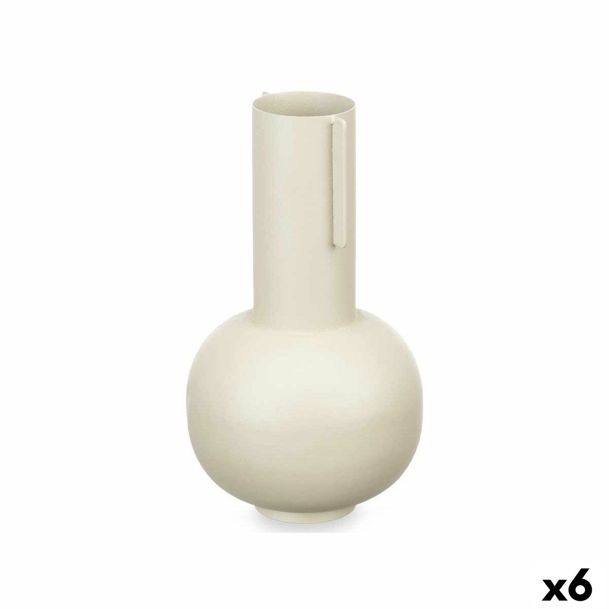 4899888723875 - Vase Hellbraun Stahl 14 x 28 x 14 cm (6 Stück) 4899888723875 - Vase Hellbraun Stahl 14 x 28 x 14 cm (6 Stück)