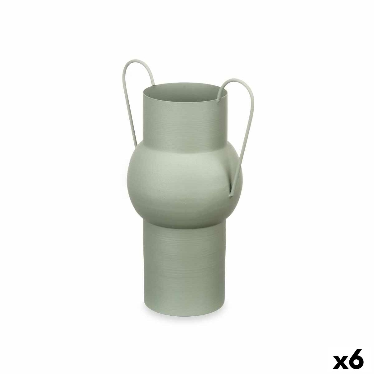 4899888723899 - Vase grün Stahl 22 x 32 x 14 cm (6 Stück)