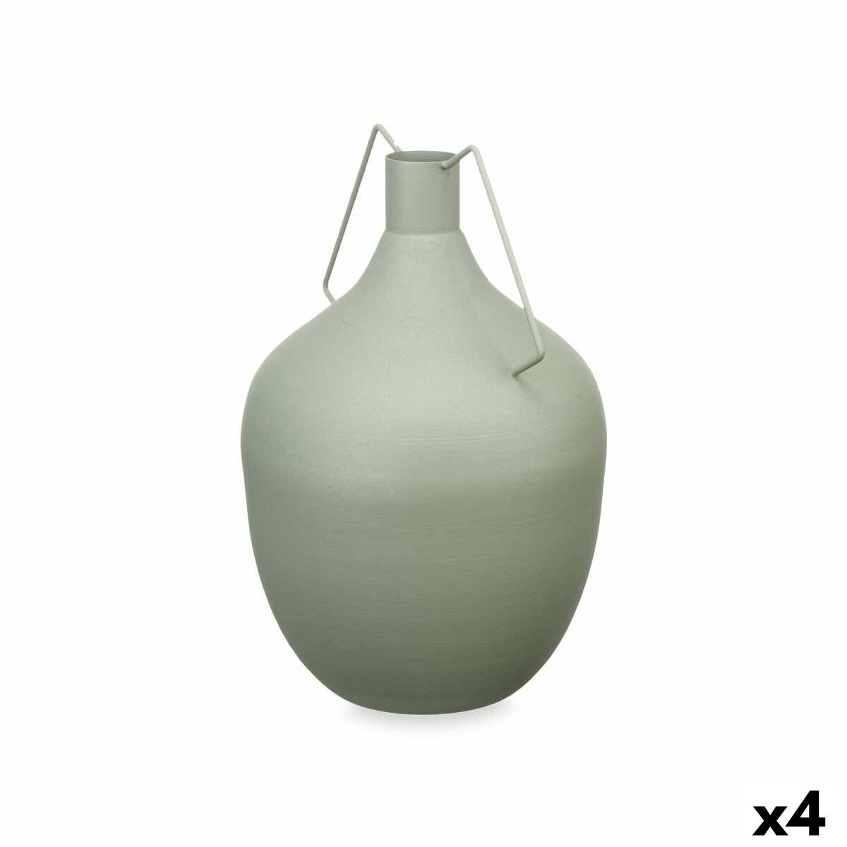 4899888724018 - Vase Karaffe grün Stahl 24 x 40 x 24 cm (4 Stück)