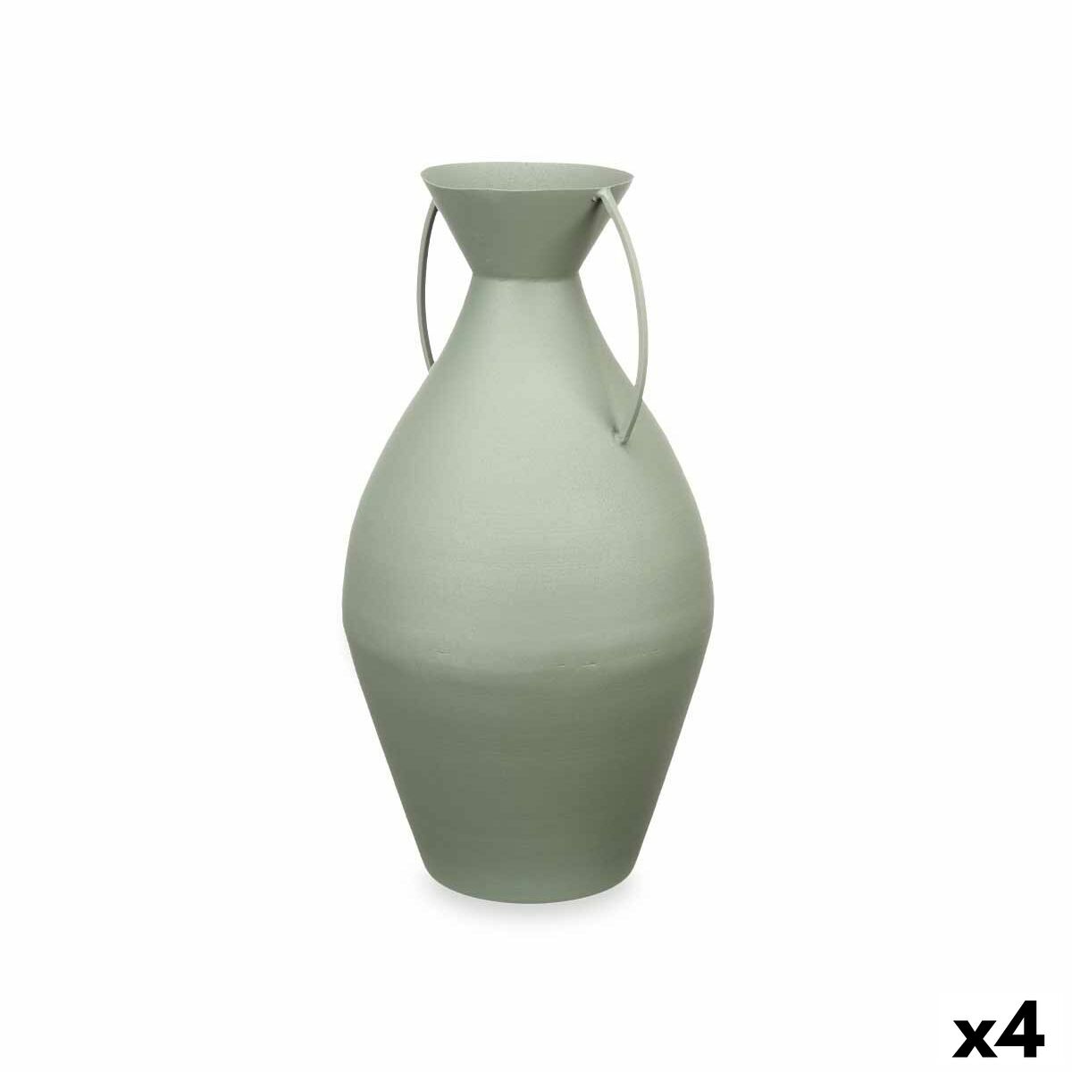 4899888724056 - Vase 22 x 43 x 22 cm grün Stahl (4 Stück)