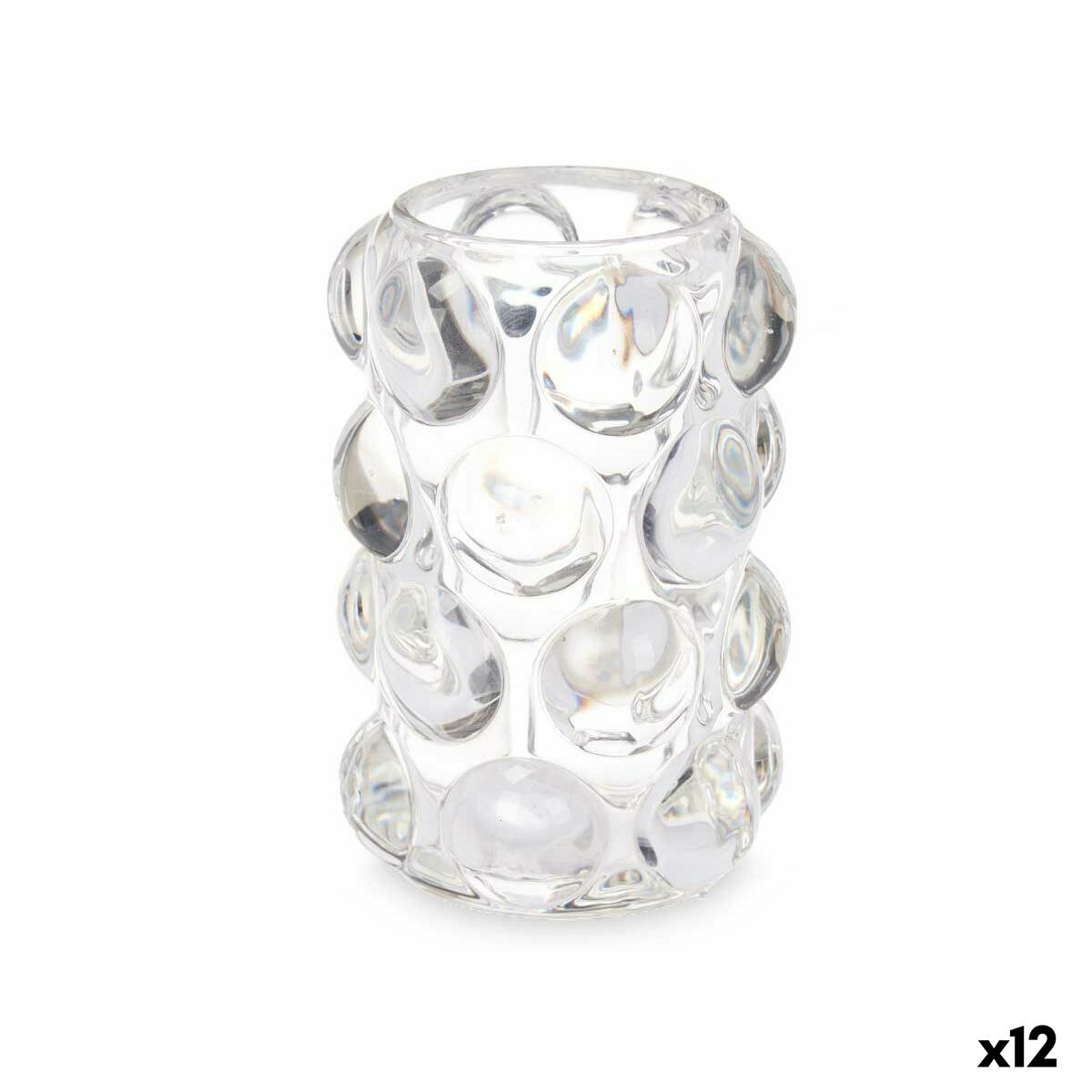 4899888724360 - Kerzenschale Mikrosphären Durchsichtig Kristall 84 x 125 x 84 cm (12 Stück)