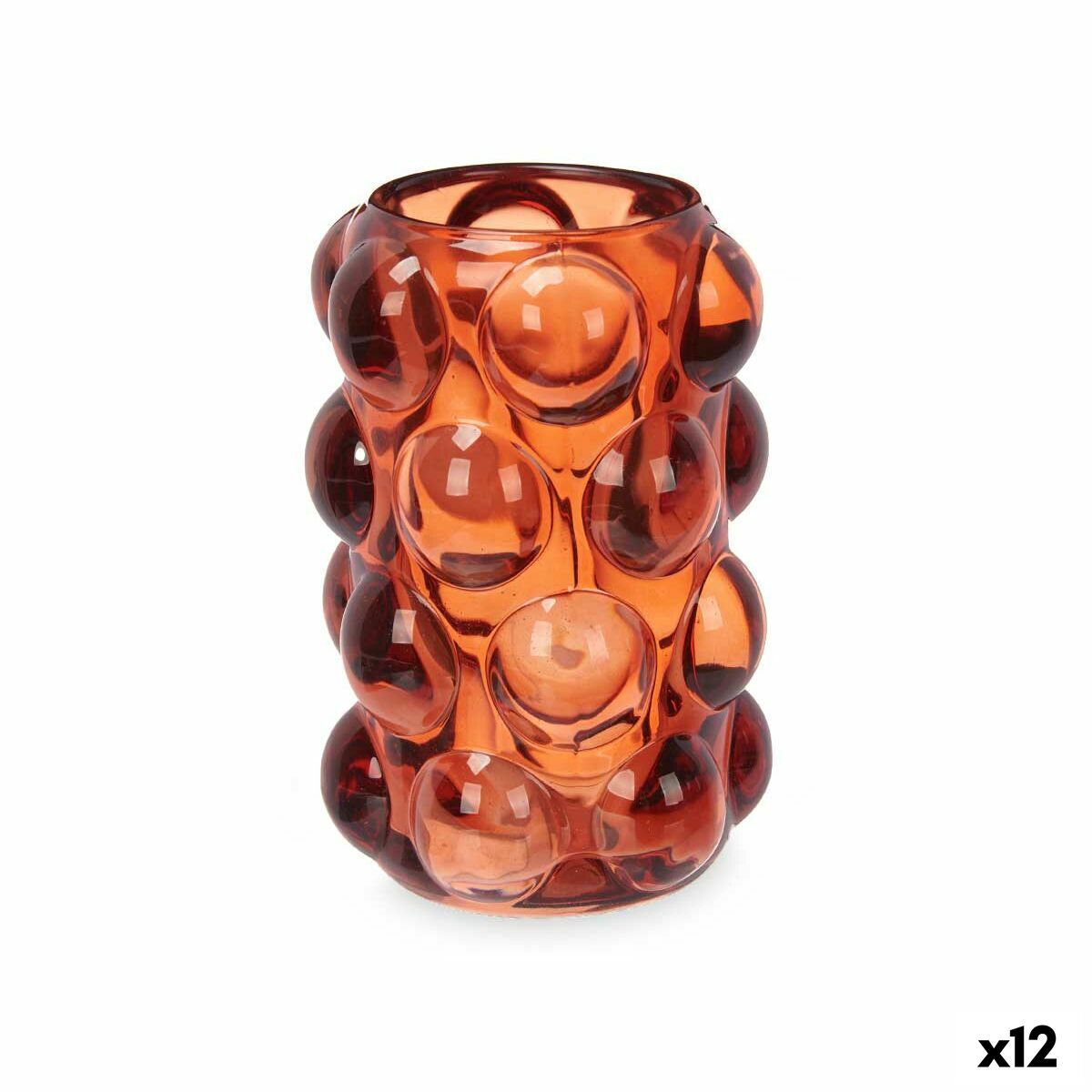 4899888724391 - Kerzenschale Mikrosphären Orange Kristall 84 x 125 x 84 cm (12 Stück)