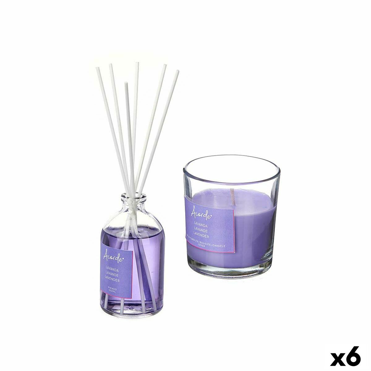 4899888726050 - Lufterfrischer-Set E-924A Lavendel 100 ml (6 Stück) 4899888726050 - Lufterfrischer-Set E-924A Lavendel 100 ml (6 Stück)