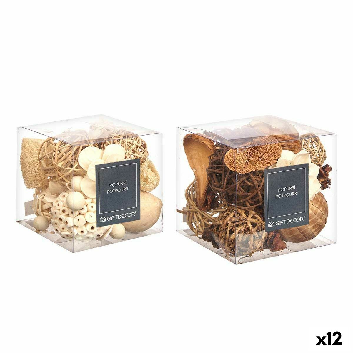 4899888726142 - Dekoratives Potpourri 14 x 14 x 14 cm (12 Stück)