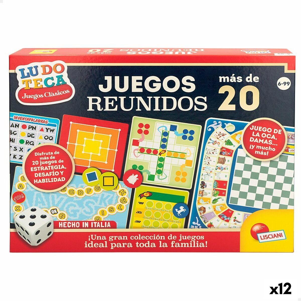 4899888728153 - Tischspiel Juegos reunidos ES 40 x 01 x 33 cm (12 Stück)