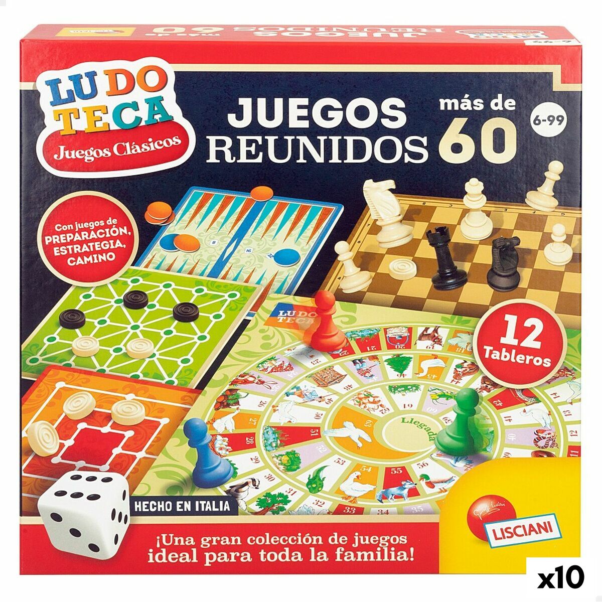 4899888728160 - Brettspiel Juegos reunidos ES 26 x 1 x 26 cm (10 Einheiten)