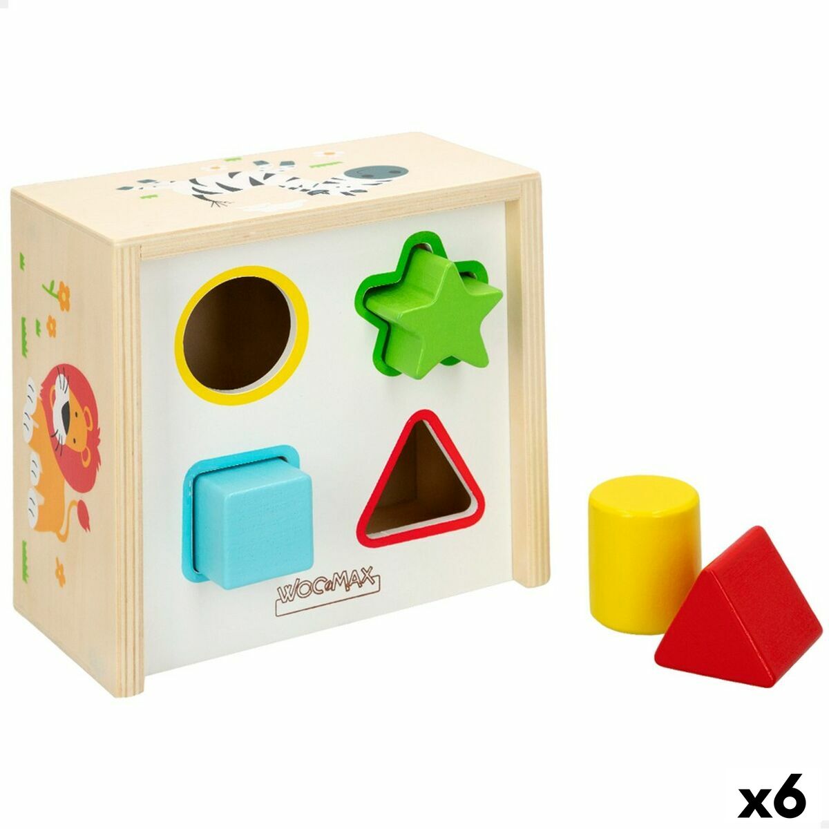 4899888728641 - Kinder Puzzle aus Holz Formen 135 x 75 x 13 cm (6 Stück) 4899888728641 - Kinder Puzzle aus Holz Formen 135 x 75 x 13 cm (6 Stück)