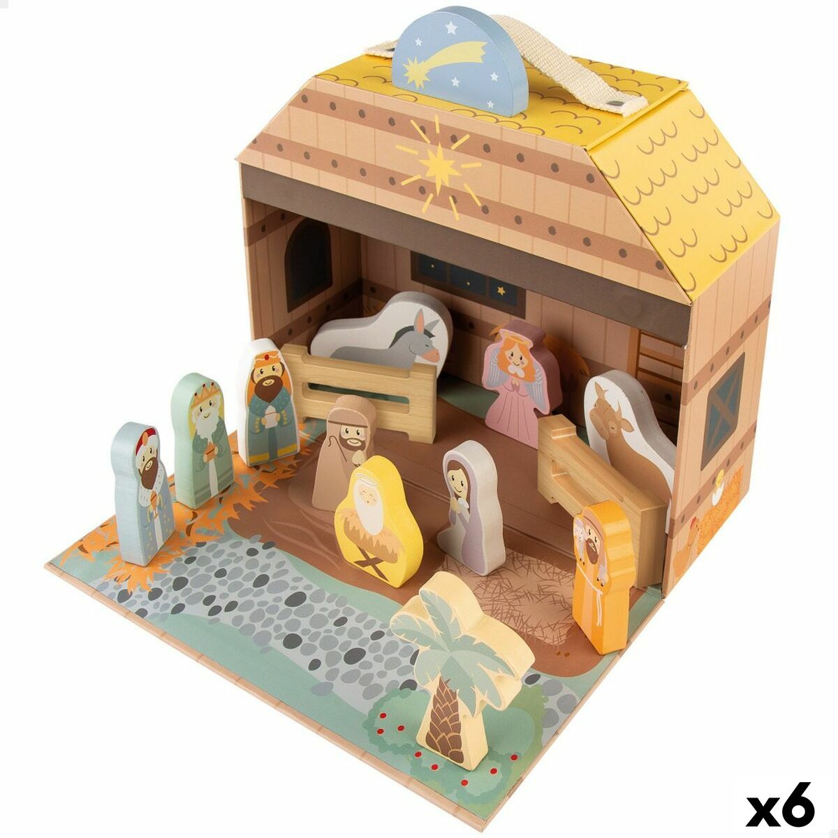 4899888729228 - Christmas nativity set 15 Pieces 245 x 205 x 245 cm (6 Units)