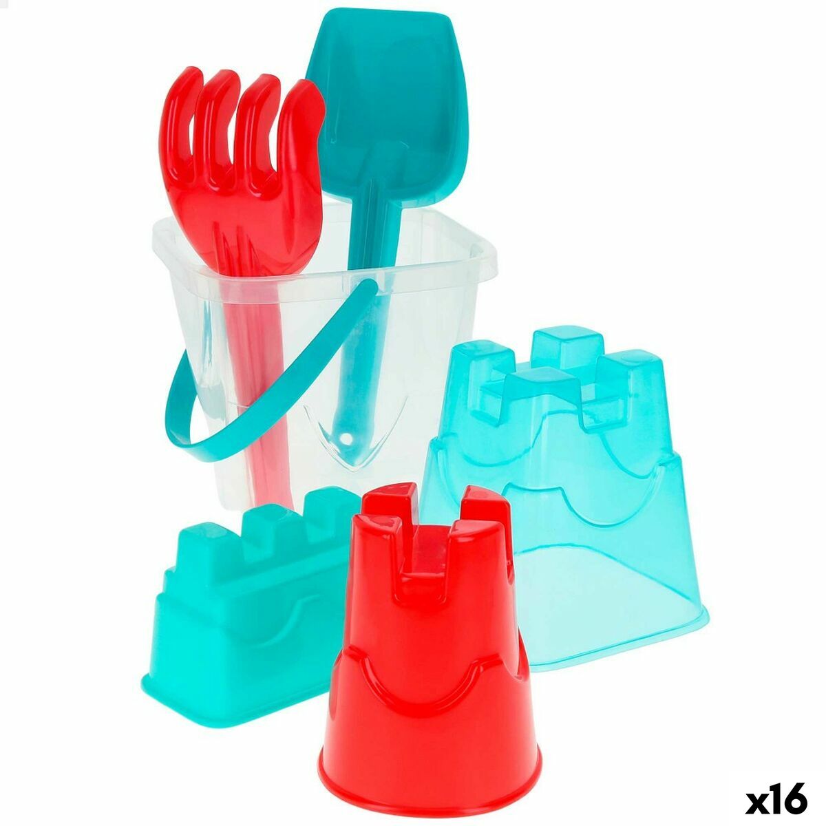 4899888730040 - Strandspielzeuge-Set 6 Stücke (16 Stück)