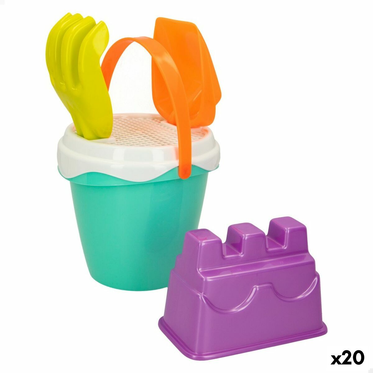 4899888730750 - Strandspielzeug Set Ø 14 cm (20 Einheiten)