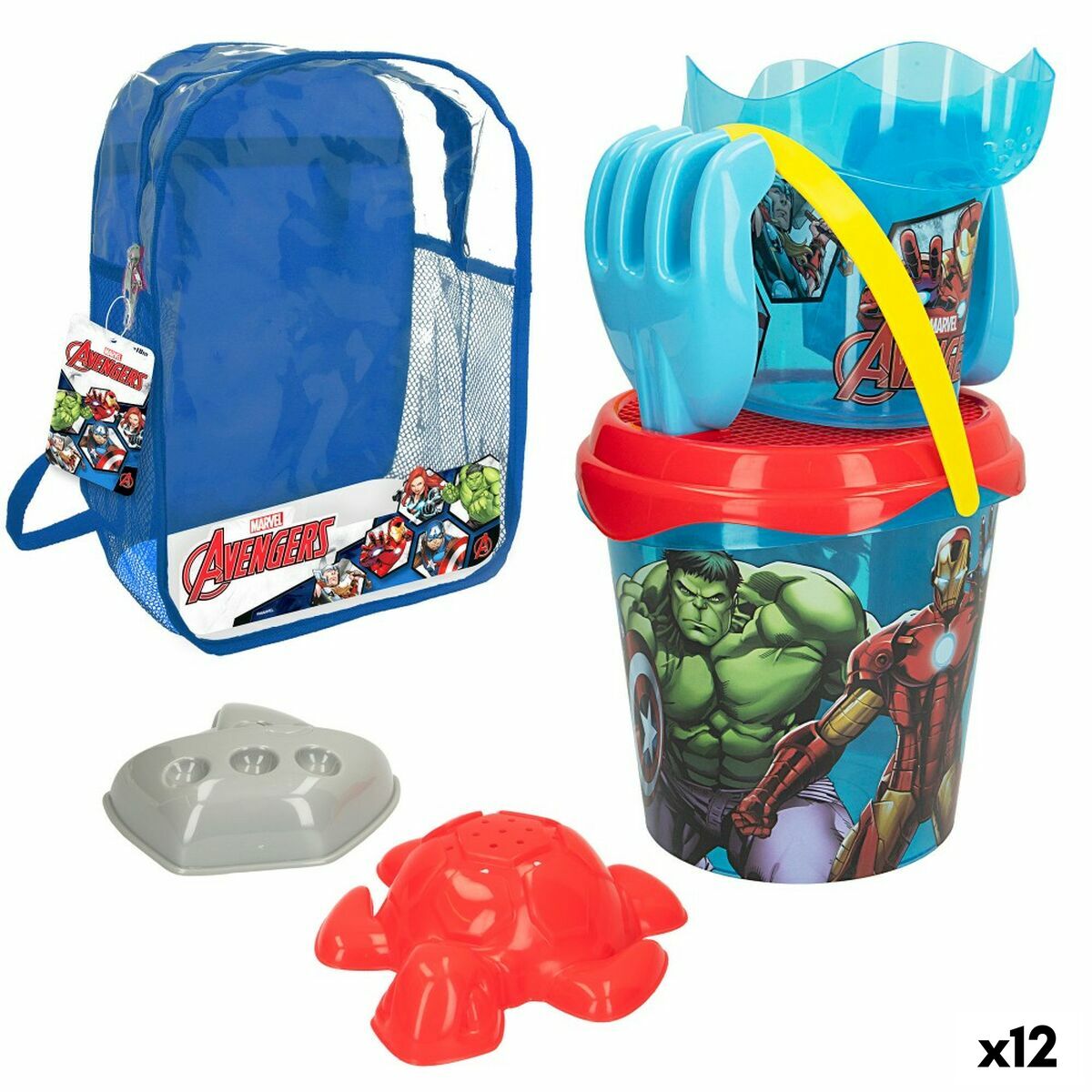 4899888730873 - Strandspielzeuge-Set Ø 18 cm Polypropylen (12 Stück) 4899888730873 - Strandspielzeuge-Set Ø 18 cm Polypropylen (12 Stück)