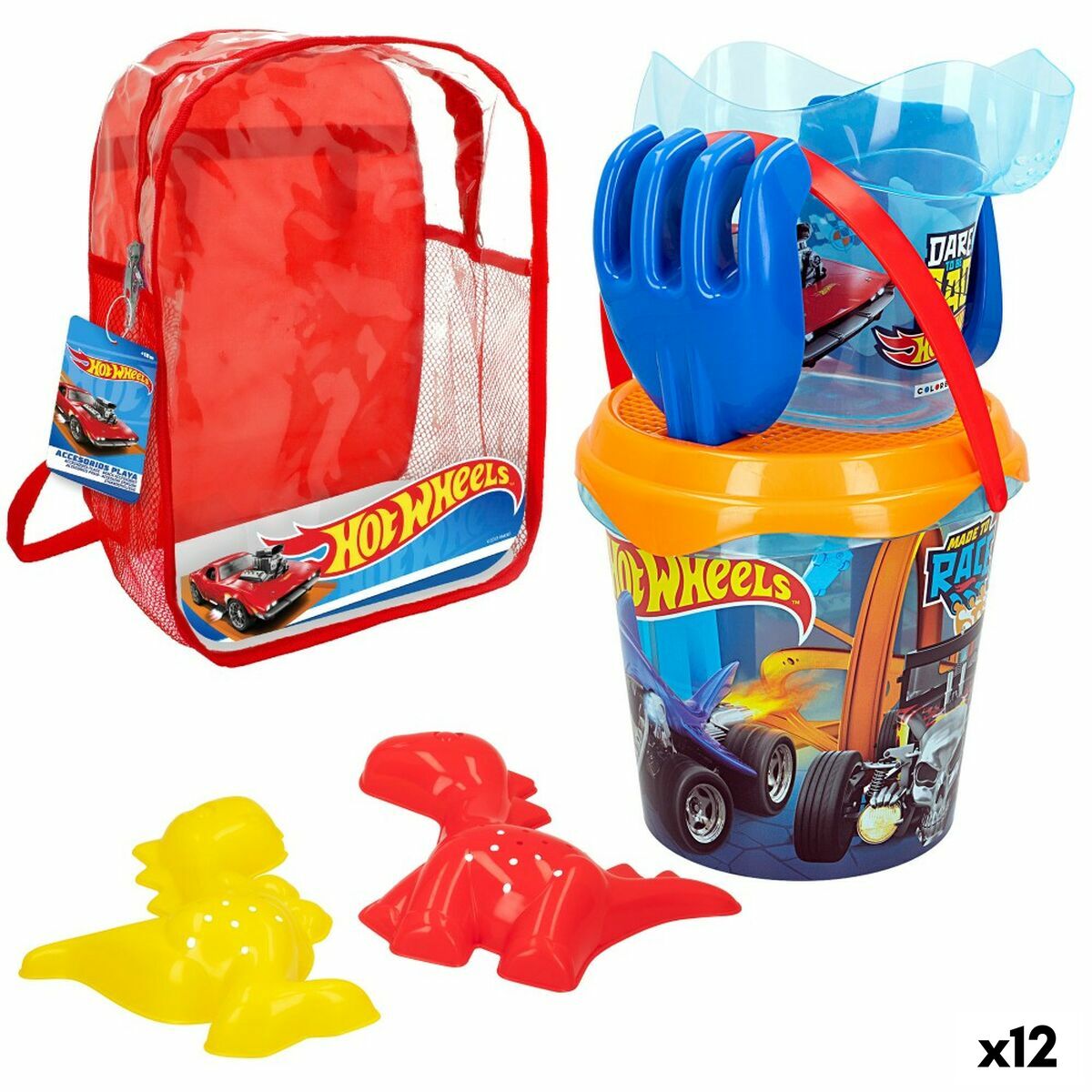4899888730880 - Strandspielzeuge setzen heiße Räder Ø 18 cm Polypropylen (12 Einheiten) 4899888730880 - Strandspielzeuge setzen heiße Räder Ø 18 cm Polypropylen (12 Einheiten)