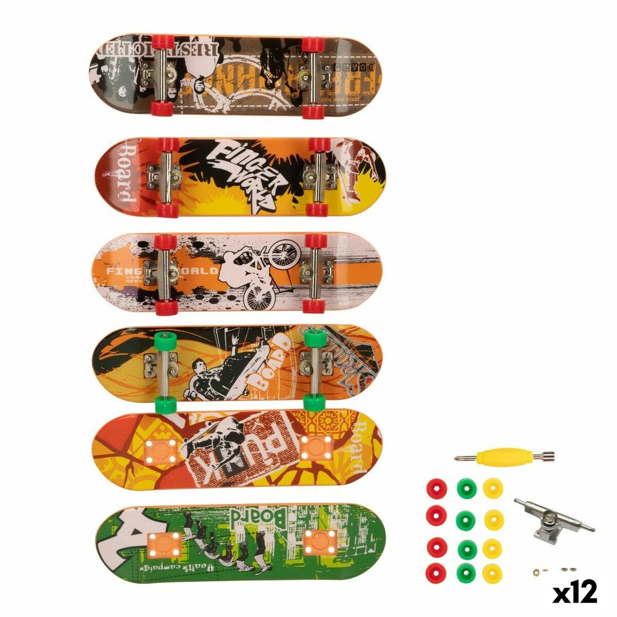 4899888732235 - Finger Skateboard (12 Einheiten)