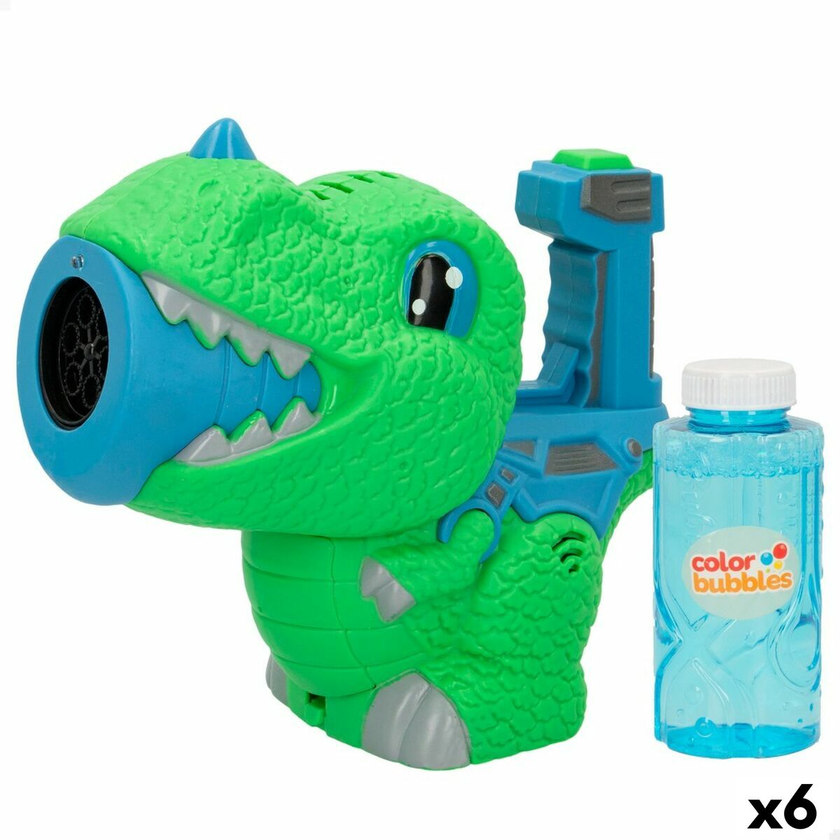 4899888733225 - Seifenblasen Spiel grün Dinosaurier 150 ml 20 x 17 x 9 cm (6 Stück)