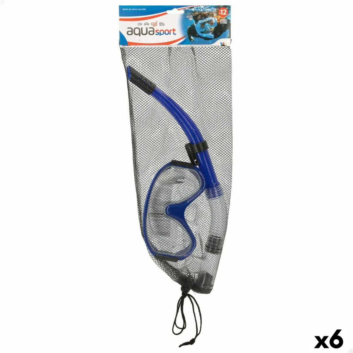 4899888733386 - Taucherbrille mit Schnorchel AquaSport