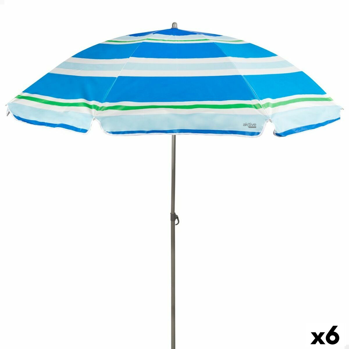 4899888733553 - Sonnenschirm UV50 Ø 200 cm Polyester 200 x 196 x 200 cm (6 Stück)