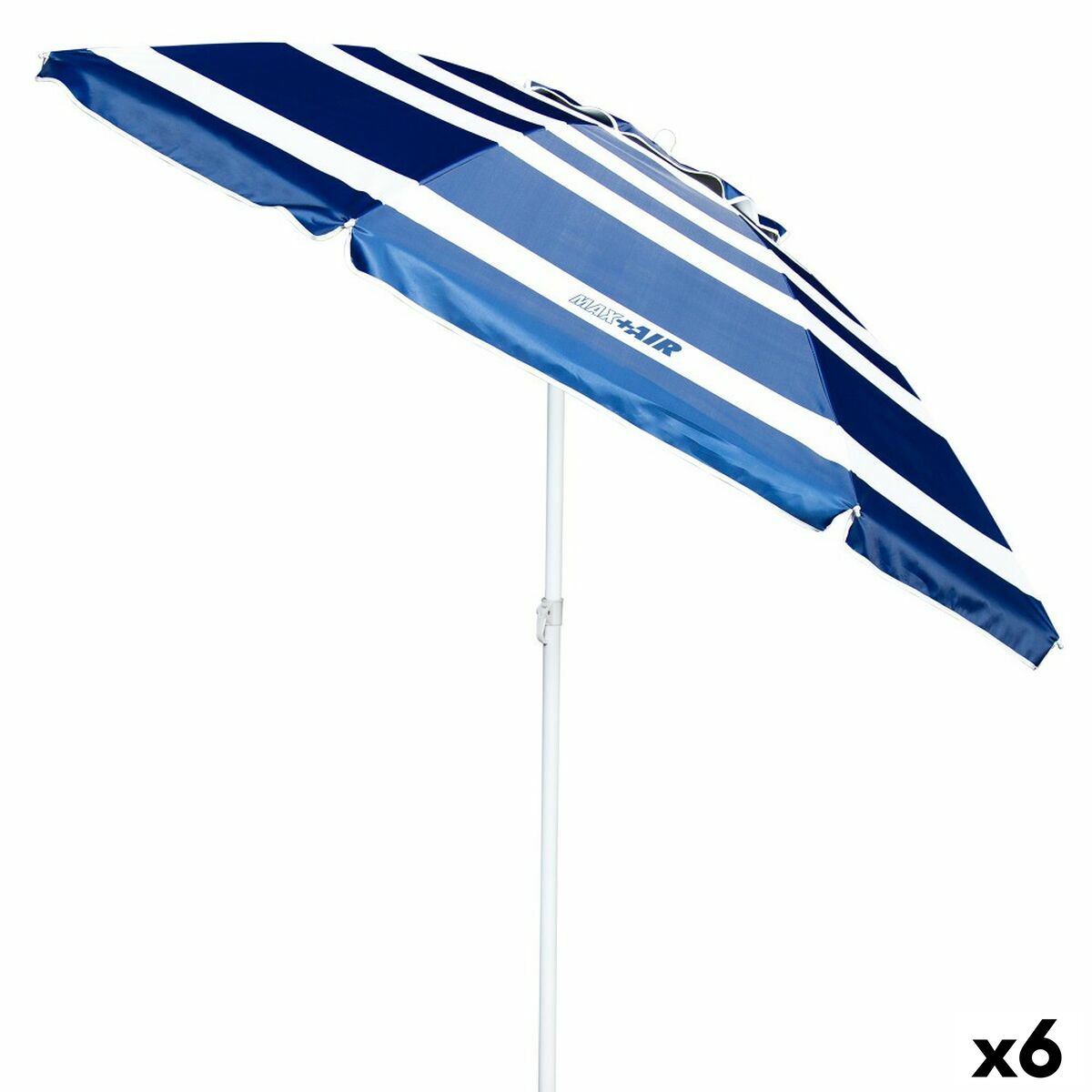 4899888733591 - Sonnenschirm UV50 Ø 220 cm Polyester Aluminium 220 x 2145 x 220 cm (6 Stück)