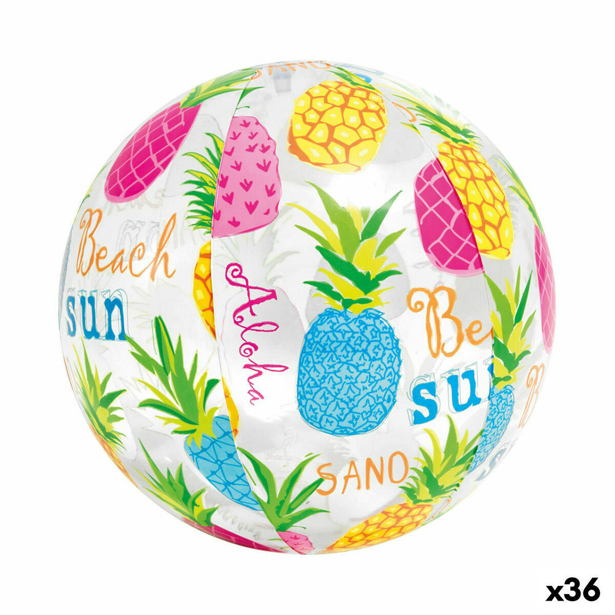 4899888733904 - Strandball intex Ø 51 cm PVC (36 Einheiten) 4899888733904 - Strandball intex Ø 51 cm PVC (36 Einheiten)