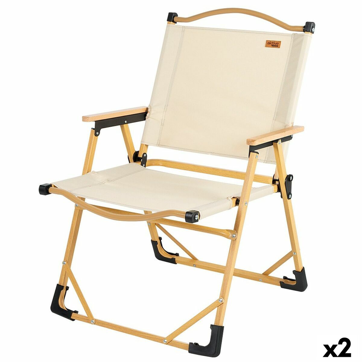 4899888734482 - Camping Klappstuhl Sabana Erde 47 x 77 x 51 cm (2 Stück) 4899888734482 - Camping Klappstuhl Sabana Erde 47 x 77 x 51 cm (2 Stück)