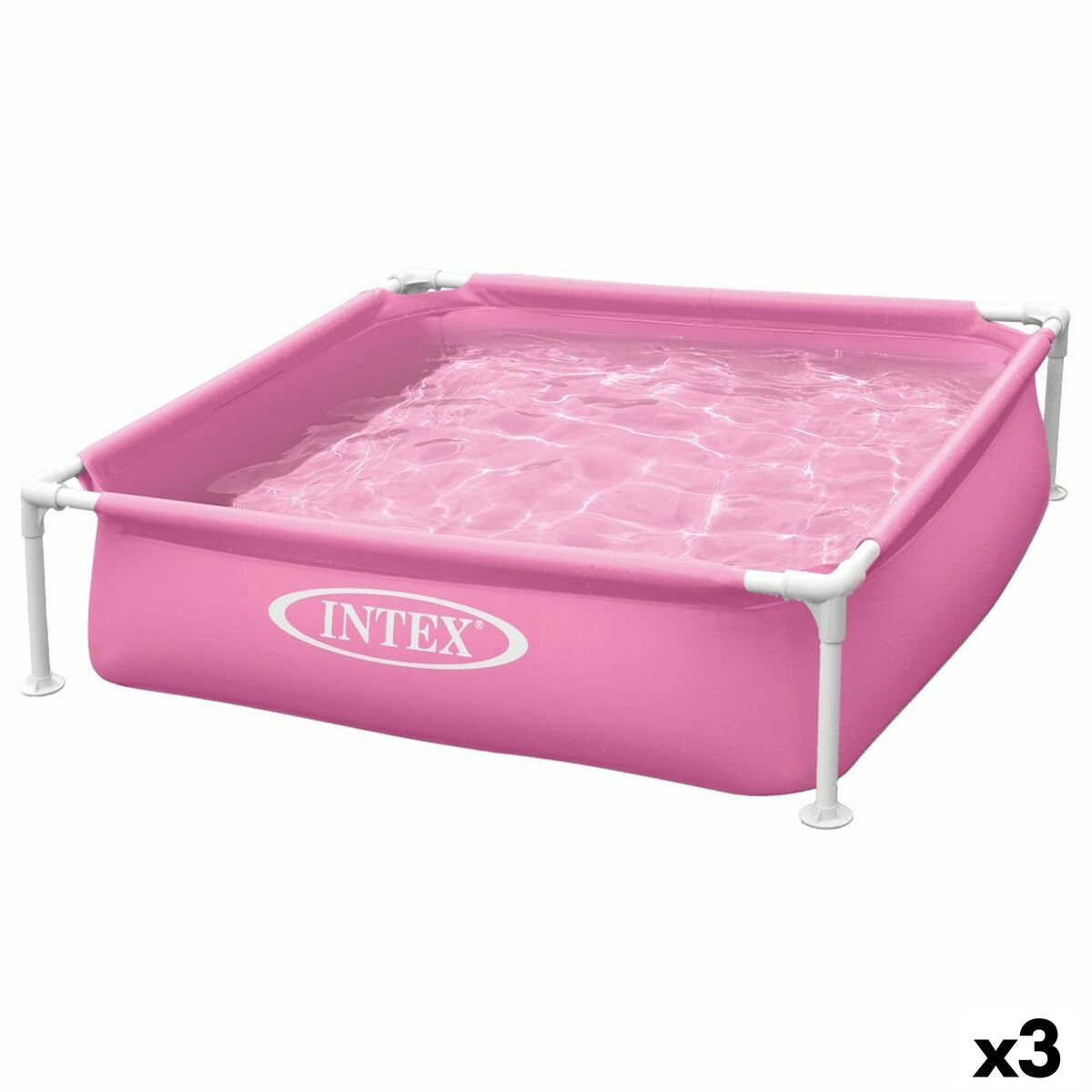 4899888735144 - Schwimmbad Abnehmbar 342 L 122 x 30 x 122 cm Rosa (3 Stück) 4899888735144 - Schwimmbad Abnehmbar 342 L 122 x 30 x 122 cm Rosa (3 Stück)