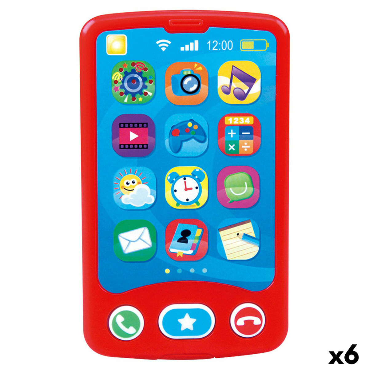 4899888735694 - Spielzeug-Telefon Rot 68 x 115 x 15 cm (6 Stück)