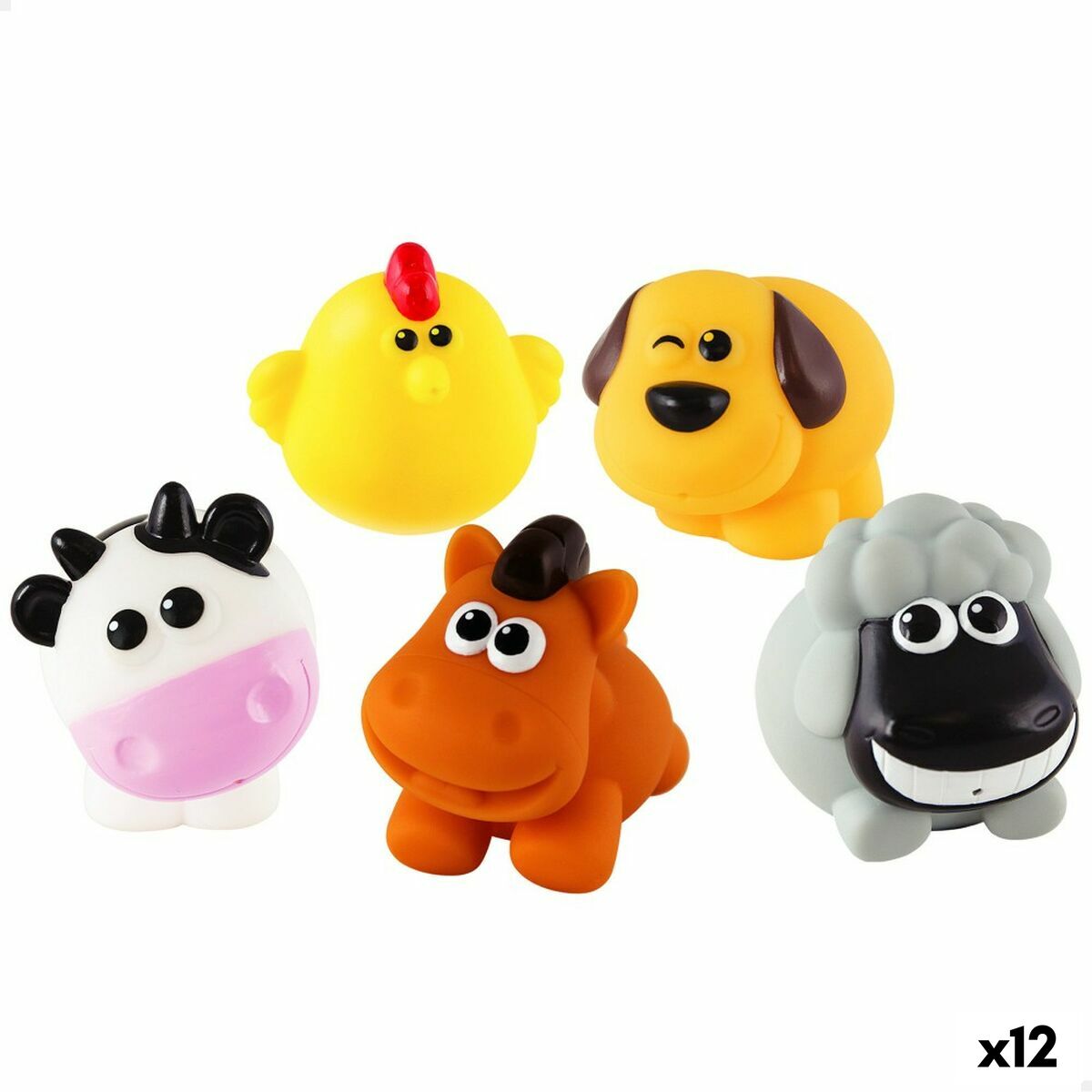 4899888735724 - Set Tiere vom Bauernhof 7 x 65 x 4 cm (12 Stück)