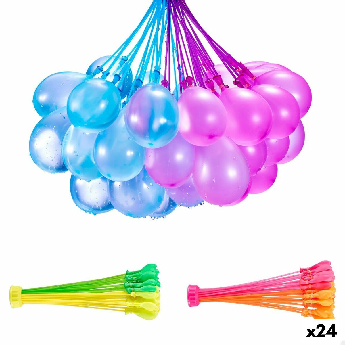 4899888739975 - Wasserballons mit Aufblasvorrichtung Bunch-o-Balloons 24 Stück