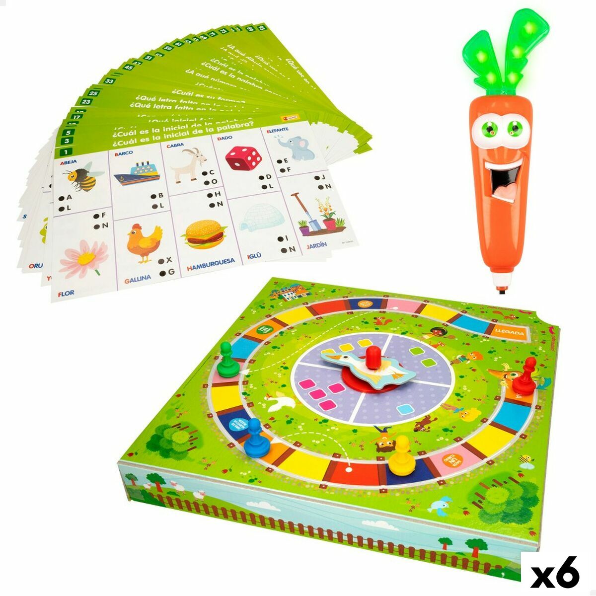 4899888740612 - Educational Game 1000 preguntas ES 27 x 6 x 27 cm (6 Units)