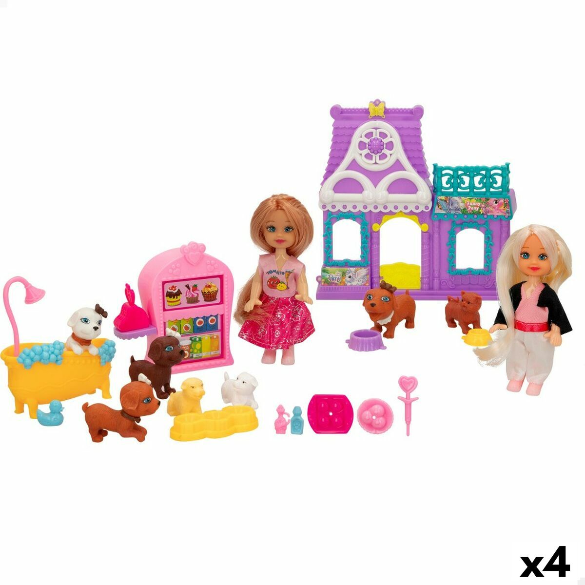 4899888740872 - Playset Bella 4 Units 55 x 12 x 35 cm Pets