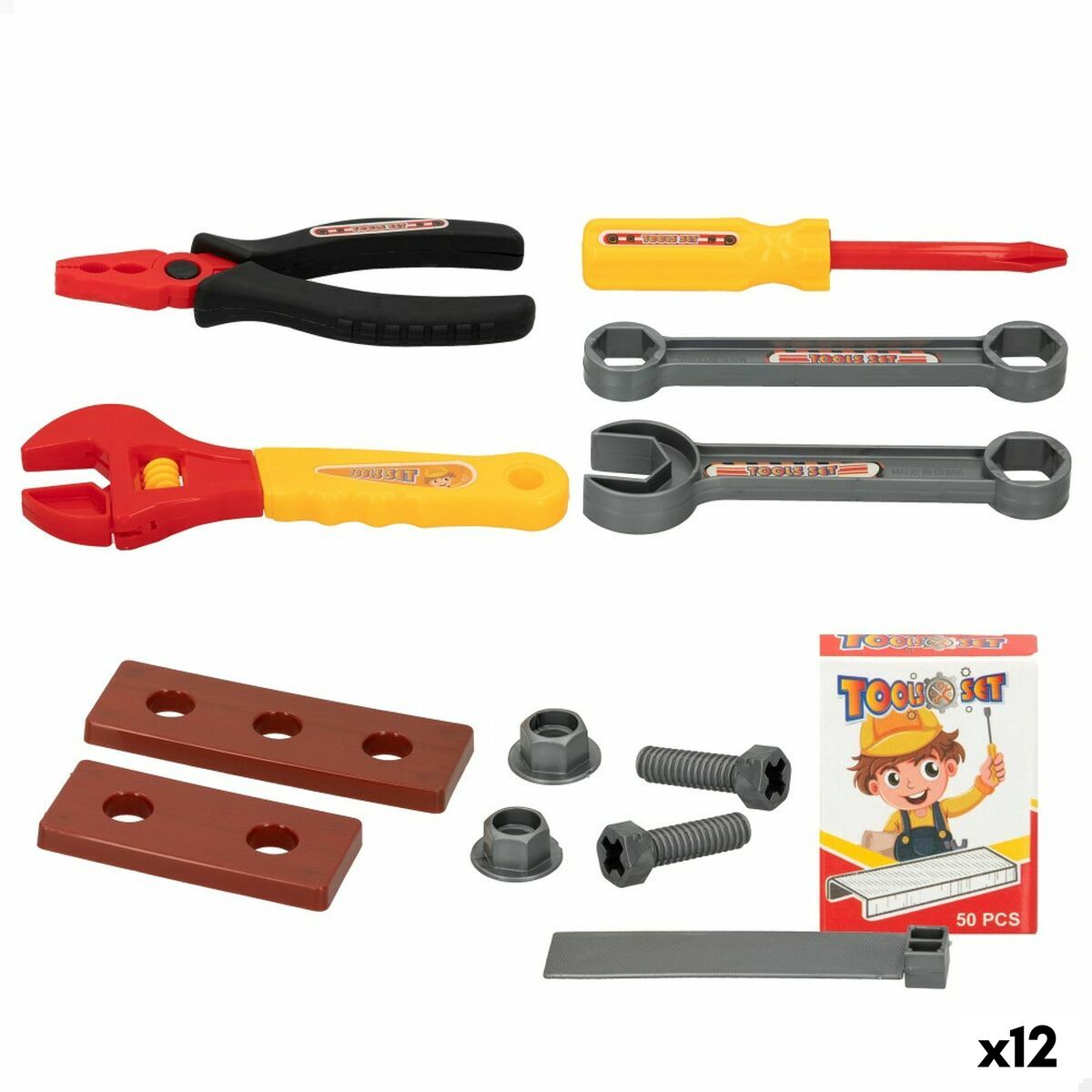 4899888740919 - Spielzeug-Werkzeuge 13 Stücke 6 x 15 x 175 cm 12 Stück 4899888740919 - Spielzeug-Werkzeuge 13 Stücke 6 x 15 x 175 cm 12 Stück