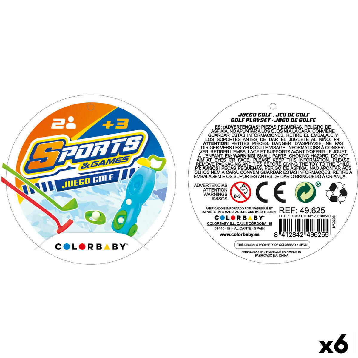 4899888741497 - Zielschießen-Spiel 15 x 51 x 13 cm (6 Stück)