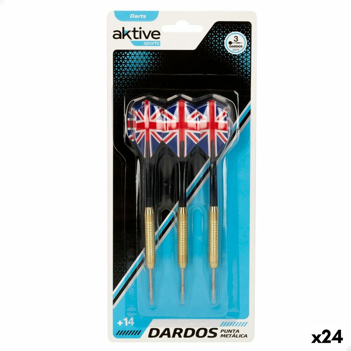 4899888741893 - Dartpfeile Metall 3 Stücke 24 Stück