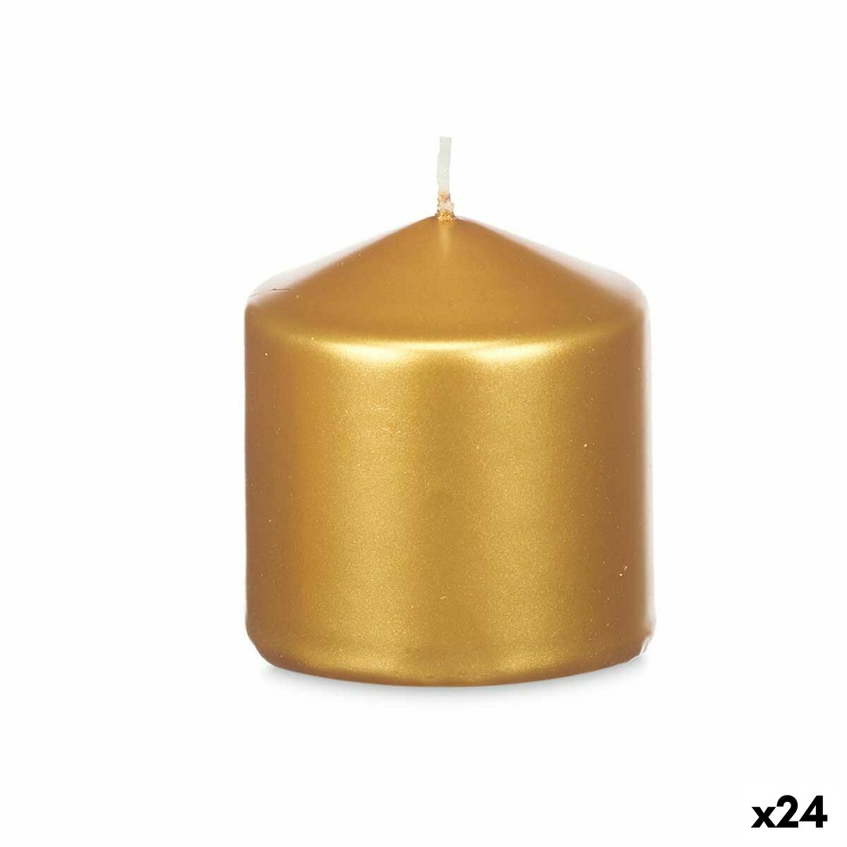 4899888751601 - Kerze 92532 Gold 7 x 75 x 7 cm (24 Stück)