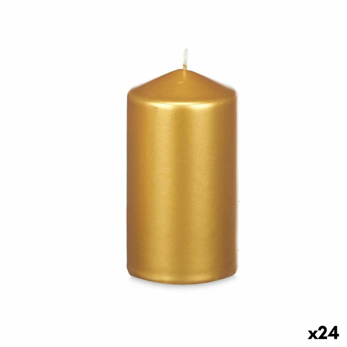 4899888751649 - Kerze 92536 Gold 7 x 13 x 7 cm (24 Stück) 4899888751649 - Kerze 92536 Gold 7 x 13 x 7 cm (24 Stück)