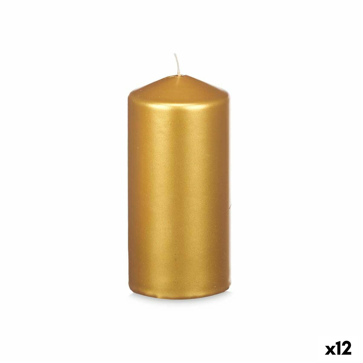 4899888751663 - Kerze 92538 Gold 7 x 155 x 7 cm (12 Stück) 4899888751663 - Kerze 92538 Gold 7 x 155 x 7 cm (12 Stück)