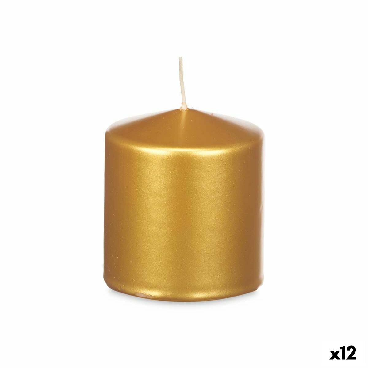 4899888751700 - Kerze 92542 Gold 9 x 10 x 9 cm (12 Stück) 4899888751700 - Kerze 92542 Gold 9 x 10 x 9 cm (12 Stück)