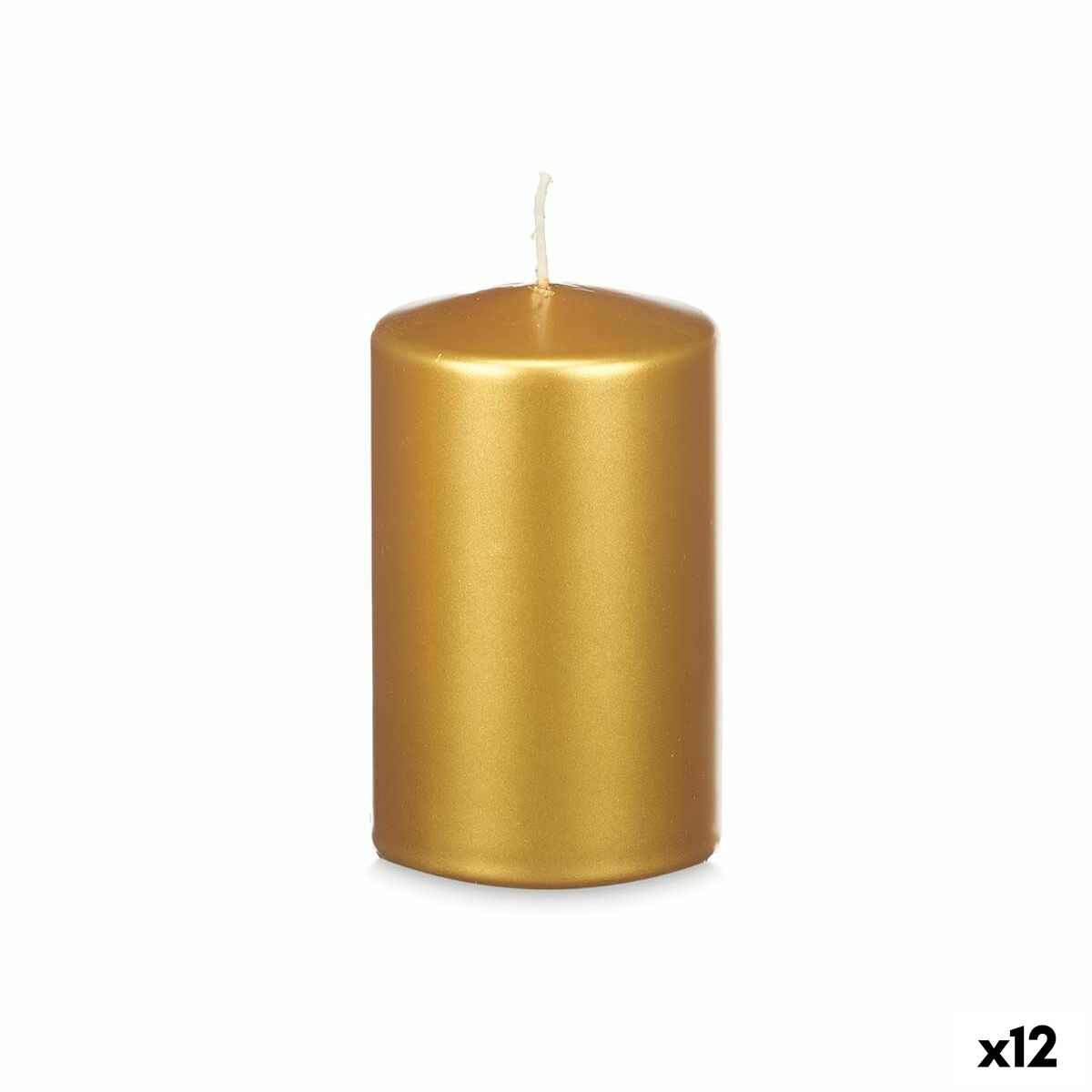 4899888751724 - Kerze 92544 Gold 9 x 15 x 9 cm (12 Stück) 4899888751724 - Kerze 92544 Gold 9 x 15 x 9 cm (12 Stück)