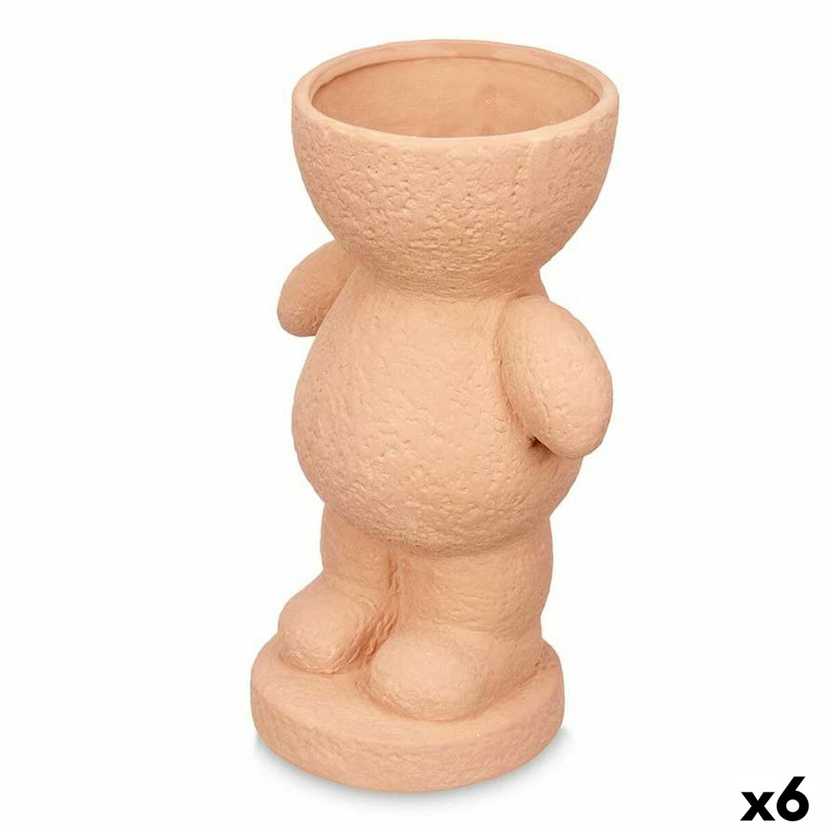 4899888752127 - Decorative Figure Orange 16 x 25 x 12 cm Vase (6 Units)