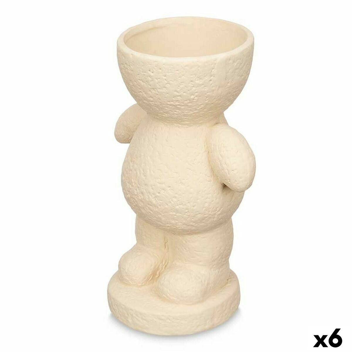 4899888752134 - Deko-Figur Beige 16 x 25 x 12 cm Vase (6 Stück)